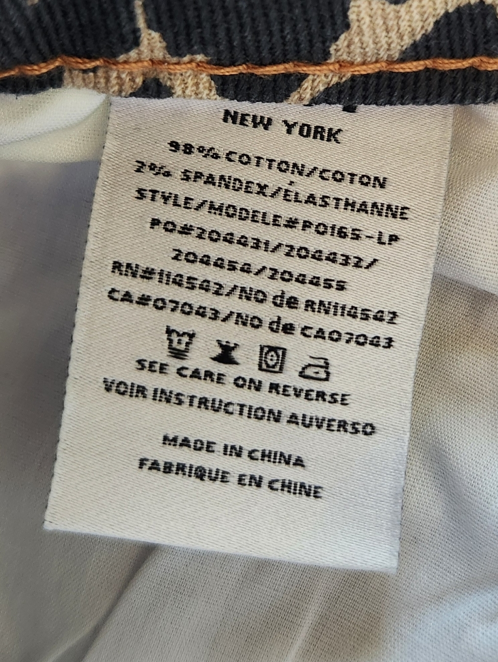 NWT OAT New York "Mid Rise Slim Fit" Leopard Print Jean, Women's Size 8/29 - Picture 9 of 11